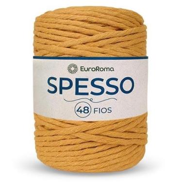 Imagem de Barbante Spesso Maxi EuroRoma 48 Fios 1Kg, 470 MOSTARDA