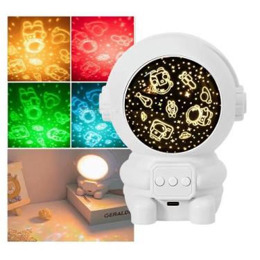 Imagem de Luminária Com Projeção de Espaço e Música Para Bebês Universo Encantad
