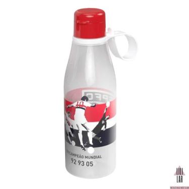 Imagem de Garrafa de Água com Alça São Paulo 530ml Oficial Licenciado - PLASUTIL