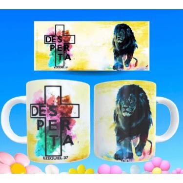Imagem de Caneca gospel frases religiosas versículos bíblicos motivacionais 66 -