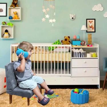 Imagem de Poltrona Infantil Cadeira Sofá Mini Assento Para Crianças Magali - Mov