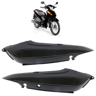 Imagem de Par Tampa Lateral Biz 100 2012 A 2015 - Melc, Direito + Esquerdo