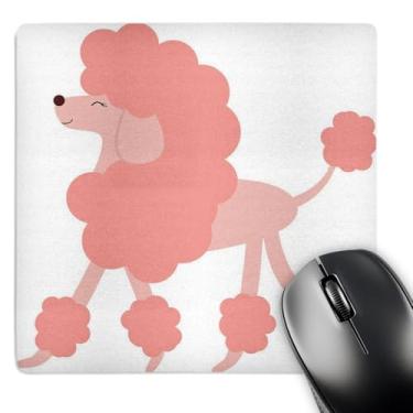 Imagem de 3dRose Mouse pad 20,3 x 20,3 x 0,63 cm, poodle rosa fofo (mp_124545_1)