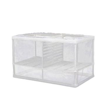 Imagem de Generic Caixa de malha para criação de peixes de aquário, viveiro de peixes bebês, versátil, fácil de montar, acessórios de aquário de grande capacidade para