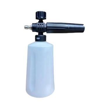 Imagem de ＫＬＫＣＭＳ Bomba para lavagem de carro, pulverizador manual de espuma, 700ml, portátil, pressão de mão única, conector rápido, pulverizador de sabão para lavagem