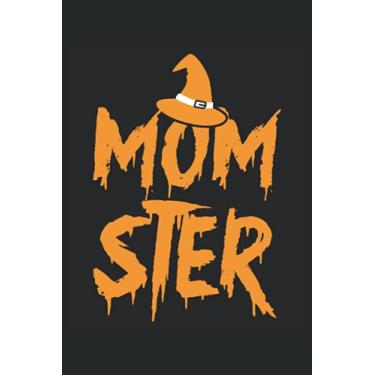 Imagem de Momster Halloween Notebook dotgrid 6x9" DIN A5: Your perfect journal, diary or blog planner in 6" x 9" DIN A5 dotgrid