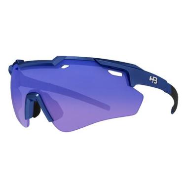 Imagem de Óculos de sol hb shield evo 2.0 matte blue / blue chrome