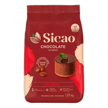 Imagem de Chocolate Nobre Gotas Ao Leite 1.01kg - Sicao - BARRY CALLEBAUT