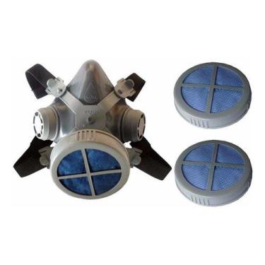 Imagem de Máscara Respiratória 2001 + 2 Filtros P1 Para Pó - Mastt - Mastt altec