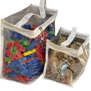 Imagem de Caixa, Bolsa, Bag Bloco Organizador de Brinquedos P 20X20X15 - BOM CLO