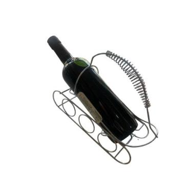 Imagem de Suporte para Vinho ferro inox - New Age