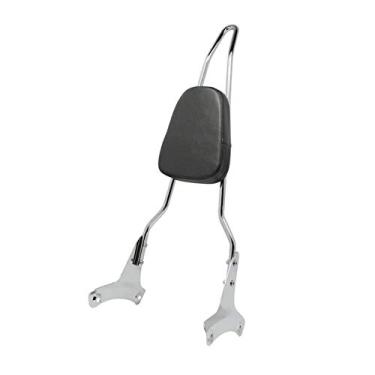 Imagem de Encosto Sissy Bar almofada de passageiro compatível com/substituição para Honda Shadow ACE 750 VT400 RC44 VT750C 1997-2003
