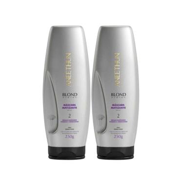 Imagem de Aneethun Blond System Kit 2 Máscara Matizante 250g