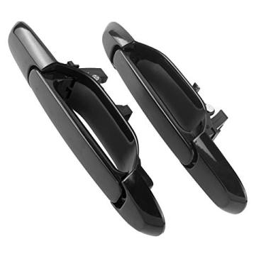 Imagem de Maçaneta externa externa traseira esquerda do motorista e lado direito do passageiro adequado para Toyota Sienna LE/CE/XLE 1998 1999 2000 2001 2002 2003 Toyota Sienna LE/CE/XLE sem fechadura preto - 2