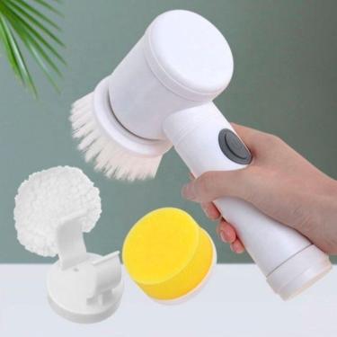 Imagem de Escova Elétrica Usb Super Azulejo Microfibra 360º Ajustável