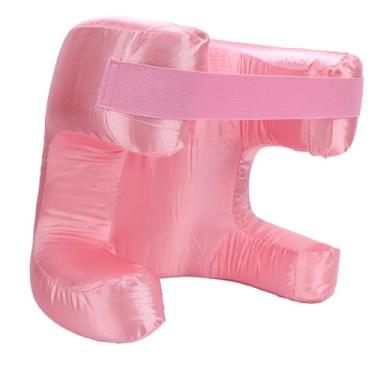 Imagem de Travesseiro de Face de Tecido de Camada de Ar para Dor Lateral, Costas e Estomacal, Travesseiro de Seda de Seda de Face Espuma de Memória para Pescoço, Suporte de Conforto No