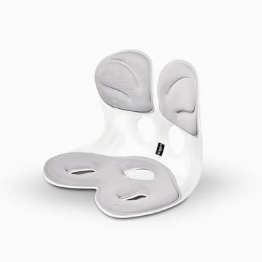 Imagem de Almofada de Apoio Lombar Cadeira Correção de Coluna GG - CINZA (G)