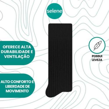 Imagem de Meia Selene Masculina Algodão Penteado Conforto e Qualidade 8006, Mari