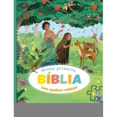 Imagem de Minha Primeira Biblia  Com Quebra-Cabeca