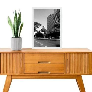 Imagem de Quadro Fotografia Cidade Belo Horizonte Centro 33X24Cm Vidro - Quadros