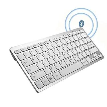 Imagem de Teclado Portátil Sem Fio Bluetooth para tablete,celular e notebook