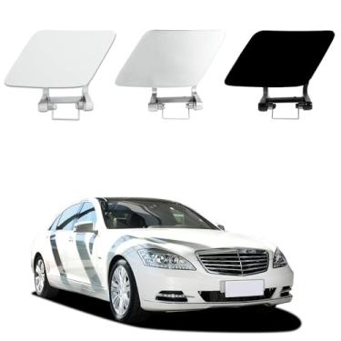 Imagem de CZShiYue Tampa de arruela de farol de substituição para para-choque dianteiro para Mercedes-Benz S-Class W221 S350 S450 S500 S63AMG 2010 2011 2012 2013 A2218801305 A2218801405 (branco, lado direito do