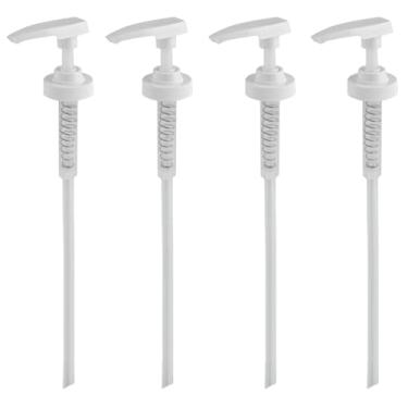 Imagem de Bomba para dispensador de enxaguante bucal Listerine serve em frascos de 1,5 ou 1 L, dispensador de bomba à prova de vazamento 38-400 (pacote com 4)