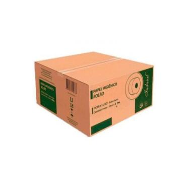 Imagem de Papel higiênico rolão renova extra luxo 100% celulose folha dupla 10cm