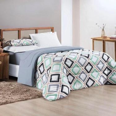 Imagem de Kit Edredom Grace Super King 01 Peça 100% Algodão Dupla Face Extra Mac