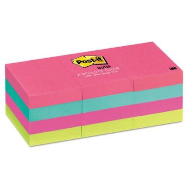 Imagem de Post-it Notes MMM653AN Neon Colors, pacote com 12