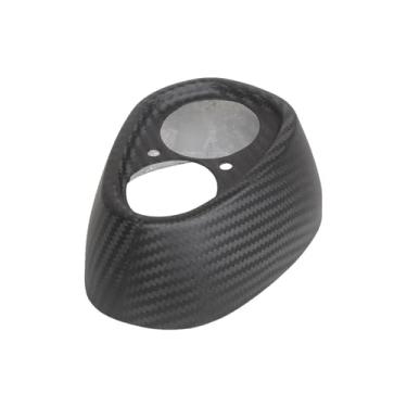 Imagem de jininshengxindianzi Compatible With Triumph Speed Triple 1200 2021 2022 Carbon Fiber Exhaust End Cap Fairing Twill Motorcycle Exhaust Pipe Decorative Cover(Matt Twill)
