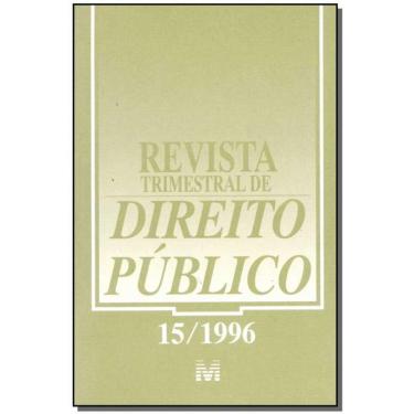 Imagem de Revista Trimestral De Direito Publico Ed. 15