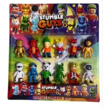 Imagem de Kit Stumble Guys Kit 12 Bonecos Cartela Sortidas Personagens Jogo Cria