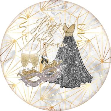 Imagem de Painel Festa Redondo C/Elástico 1,50m Ano Novo (ANV012)