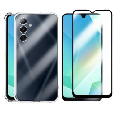 Imagem de Capa Capinha Anti Impacto + Película Premium 3D Vidro Para Galaxy A16 5G