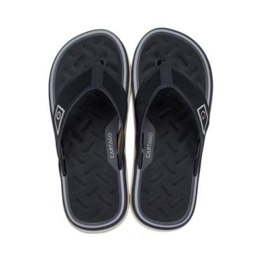 Imagem de Chinelo De Dedo Cartago Adulto Masculino Málaga Sport, Bege, Amarelo, 