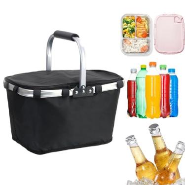 Imagem de Cesta De Compras - Sacos de Compras Leves - Bolsa Dobrável Grande Capacidade para Homens Mulheres Organização Viagem Cozinha Armazenamento Supermercado
