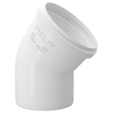 Imagem de Cotovelo Joelho Esgoto 50mm 2 Polegadas Branco 45 - FORTLEV, Branco