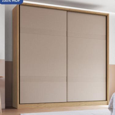 Imagem de Guarda Roupa Casal 2 Portas de Correr Coliseu Móveis Castro