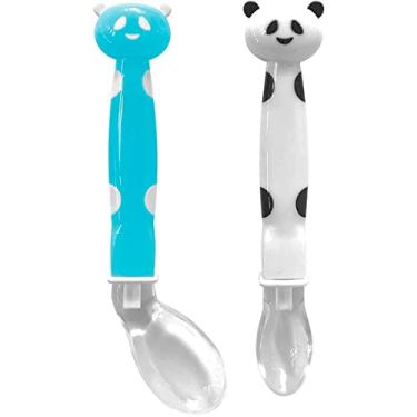 Imagem de BUBA Kit Colher Pand. Em Silic. Azul, Azul, Tamanho único