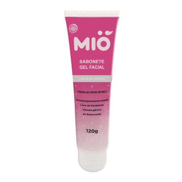 Imagem de Sabonete Gel Facial Mió Limpeza Diária para Todos os Tipos de Pele 120g