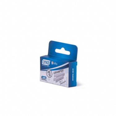 Imagem de Grampos 26/6 Galvanizados - Caixinha com 1.000 Unidades - Lyke