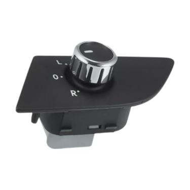 Imagem de NITAGO Botão de Ajuste Do Interruptor de Controle Do Espelho Retrovisor Lateral para Passat Preto