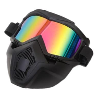 Imagem de Xgdsnly Capacete de Soldagem, Protetor Facial, Máscara de Soldador Confortável, Proteção Ocular para Trabalho de Retificação Industrial, Corte, Casa, Queixo Redondo Colorido, Tamanho real