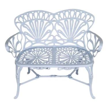 Imagem de Banco de Jardim Namoradeira Primavera 2 Lugares Alumínio Fundido - Nos