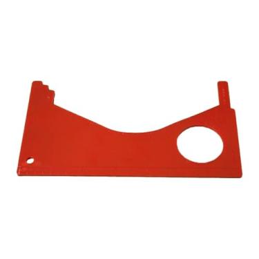 Imagem de Baoblaze Medidor de caranguejo PVC portátil compacto equipamento de pesca camarão medição presente acessório de pesca medida para adultos pai iniciante