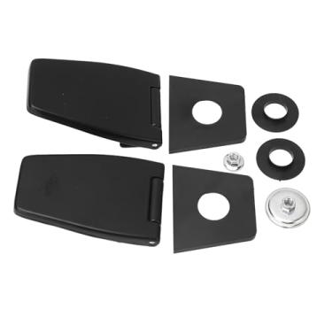 Imagem de Generic Dobradiças Janela Porta do Elevador, Dobradiça Traseira Preta Resistente a Desgaste Perfeito Ajuste Perfeita à Prova de Ferrugem 926 119 Aço Inoxidável para YJ TJ LJ