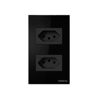 Imagem de Tomada Dupla 10a Smart Wi-fi Ets 1002 Preto 4850065