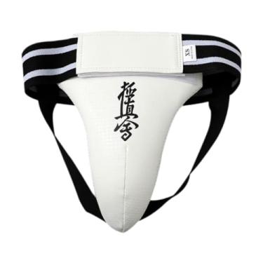 Imagem de UGPLM Protetor de virilha para boxe, equipamento de proteção abdominal para taekwondo, L