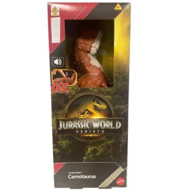Imagem de Jurassic World Rebirth - Figuras 30cm com Som - Carnotauro - Mattel